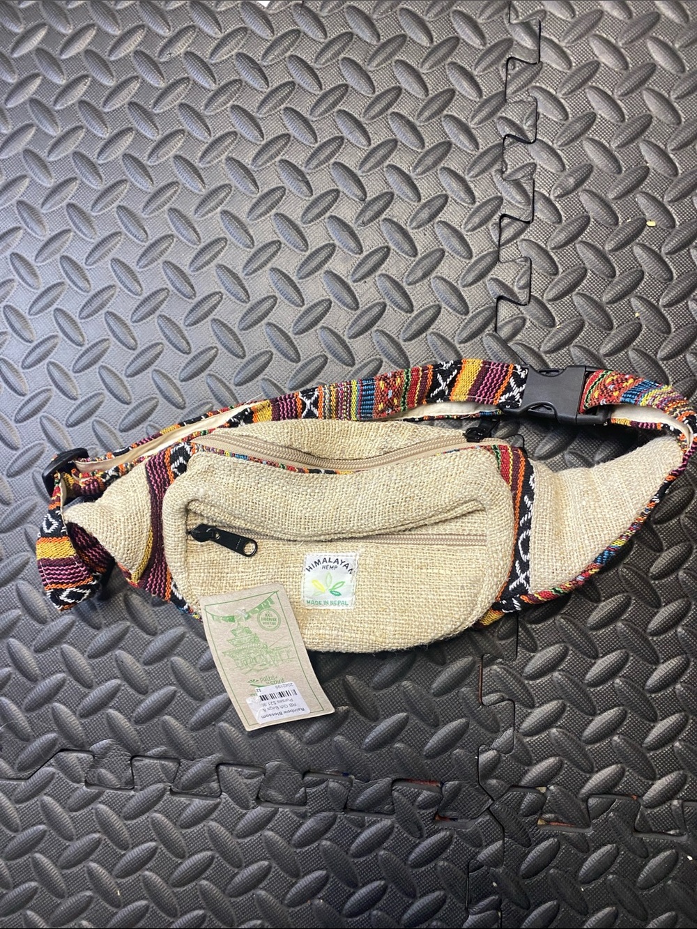 Himalayan Hemp Backpack Hippie fanny Travel Bag Boho Festival Style